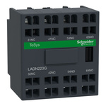 Schneider Electric Auxiliary Contact Block, 4 Contact, 2NO + 2NC, Front Mount, TeSys