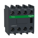 Schneider Electric Auxiliary Contact Block, 4 Contact, 3NO + 1NC, Front Mount, TeSys