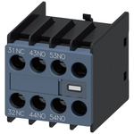 Siemens Auxiliary Switch Block, 3 Contact, 2NO + 2NC, Snap-On Mounting, SIRIUS