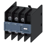 Siemens Auxiliary Switch Block, 3 Contact, 3NC, Snap-On Mounting, SIRIUS