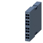 Siemens Auxiliary Switch Block, 2 Contact, 1NO + 1NC, Snap-On Mounting, SIRIUS