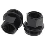 RS PRO PG16 → M16 Cable Gland Adapter, Nylon 66
