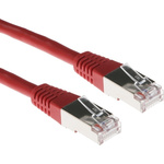 RS PRO Red PVC Cat5 Cable F/UTP, 5m Male RJ45/Male RJ45