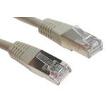 Decelect Forgos Grey PVC Cat5 Cable F/UTP, 2m Male RJ45/Male RJ45