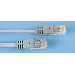 Decelect Forgos Grey PVC Cat5 Cable FTP, 3m Male RJ45/Male RJ45