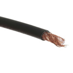 Van Damme Black Unterminated to Unterminated RG59 Coaxial Cable, 75 Ω 6.15mm OD 100m, Standard 75