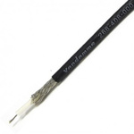 Van Damme Black Unterminated to Unterminated RG179 Coaxial Cable, 75 Ω 2.6mm OD 100m, Mini Standard 75