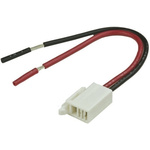 TE Connectivity Connector Cable Assembly 6 A Black/Red