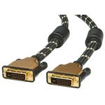 Roline Dual Link DVI-D to DVI-D Cable, Male to Male, 1m