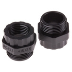 RS PRO PG13 → M16 Cable Gland Adaptor, Nylon 66