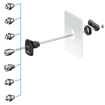 Schneider Electric 7mm Square Lock Insert
