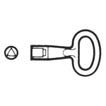 Schneider Electric NSYL Series 8mm Triangular Key For Use With Spacial, Thalassa