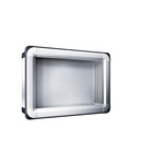 Rittal CP Series RAL 7024 Aluminium Command Panel, 400mm H, 520mm W, for Use with CP Series