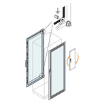 ABB IS2 Series Lockable Steel RAL 7035 Glazed Door, 600mm W, 2m L for Use with IS2 Enclosures