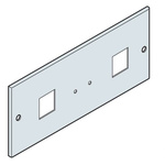 ABB IS2 Series RAL 7035 Steel Instrument Panel, 200mm W, 600mm L, for Use with IS2 Enclosures For Automation