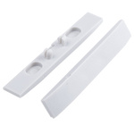 METCASE Transparent Aluminium Front Panel, 65mm H, 2mm W, 200mm L, for Use with Mettec Case