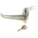 Euro-Locks a Lowe & Fletcher group Company Silver Locking Handle, L-Handle