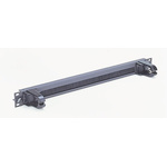 RS PRO Grey Steel Cable Panel, 1U