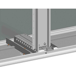 Schneider Electric NSYSTBR Series Adjustment Rail, 160mm W, 50mm H, 400mm L For Use With Spacial SM