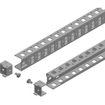 Schneider Electric NSYSUCR Series Cross Rail, 40mm W, 600mm H, 600mm L For Use With Spacial SF/SM/SFX