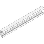 ABB Horizontal Profile, 25mm W, 245mm L For Use With TriLine