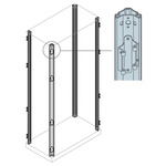 ABB AM2 Series Galvanised Steel Upright, 46.9mm W, 2m L For Use With IS2 Enclosures