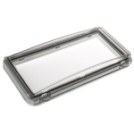 Fibox Grey Polycarbonate IP65 Inspection Window for use with 12 Module Enclosure