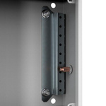 nVent HOFFMAN BPP Series Galvanised Steel Bottom Profile, 35mm W, 113mm L For Use With Enclosures