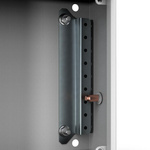 nVent HOFFMAN BPP Series Galvanised Steel Bottom Profile, 35mm W, 163mm L For Use With Enclosures