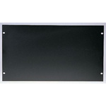 RS PRO Black Aluminium Front Panel, 5U, 482.6 x 221.5mm