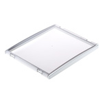 Fibox Grey Polycarbonate IP65 Inspection Window for use with 36 Module Enclosure