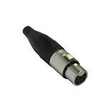Amphenol Cable Mount XLR Connector, Female, 133 V ac, 6 Way, Tin Plating
