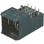 Harting, Har-Bus HM Power 3mm Pitch Hard Metric Backplane Connector, Male, Right Angle, 4 Row, 4 Way, 1761