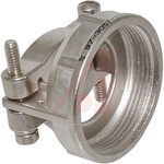 Amphenol Industrial, 97Size 24, 28 Straight Cable Clamp, For Use With Jacketed Cable, Wires Protected by Tubing