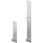 Rittal Unpainted Aluminium Front Panel, 6U, 12HP, 262.05 x 60.6mm