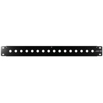 S2Ceb-Groupe Cae Black Steel Rack Panel, 1U, 483 x 88mm