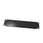 S2Ceb-Groupe Cae Black Steel Rack Panel, 1U, 483 x 44.50mm