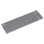 RS PRO Grey Aluminium Front Panel, 3U, 8HP