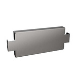 Rittal Grey Steel Base Panel, Ventilated