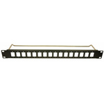 RS PRO Black Steel Rack Panel, 1U
