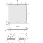 nVent SCHROFF Front Panel, 3U, 42HP