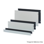 nVent SCHROFF RAL 7021 Black Grey Front Panel, 3U, 84HP
