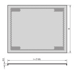 nVent SCHROFF Cover Plate, 3U, 355mm