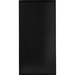 SAM Black Metal Metallic Mounting Plate, Ventilated, 1000 x 600mm