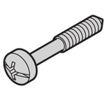 nVent SCHROFF Collar Screw, 12mm Depth