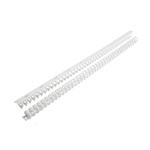 Hager Standard Grey Slotted Flexible Panel Trunking - Flexible Slot, W23 mm x D21mm, L500mm, Polyamide