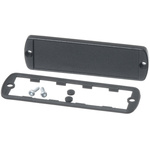 Bopla Black Aluminium End Panel, 7 x 108.6 x 34.6mm
