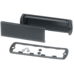Bopla Black Aluminium End Panel, 108.6 x 34.6 x 6.7mm