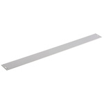 METCASE Grey Aluminium Front Panel, 6U, 10HP, 392.5 x 33mm