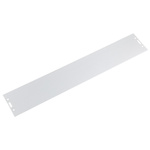 METCASE Grey Aluminium Front Panel, 6U, 12HP, 392.5 x 67.1mm
